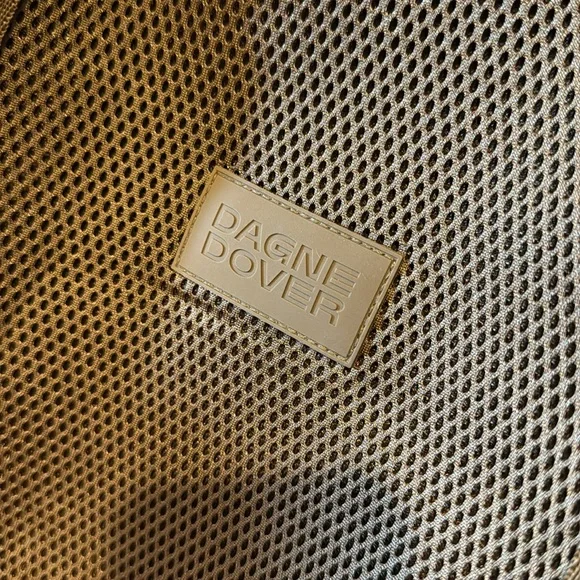 DAGNE DOVER NEW Dark Moss Landon Carryall Air Mesh Duffel Bag Large Green - Picture 4 of 12